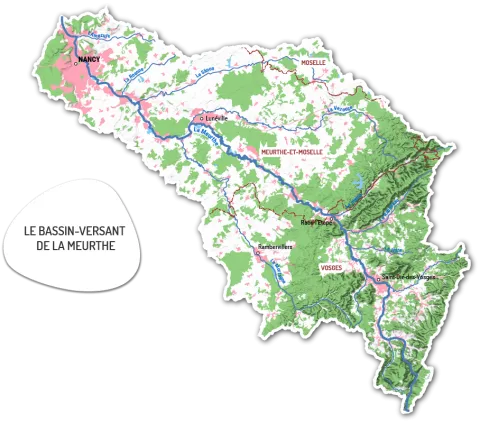 Le bassin-versant de la Meurthe