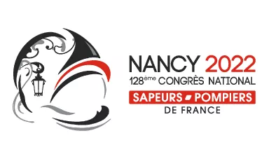 Logo Nancy 2022 128ème congrès national des Sapeurs Pompiers de France