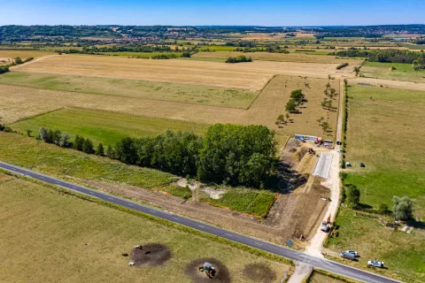 Vue par drone de la ZRDC de Barbonville
