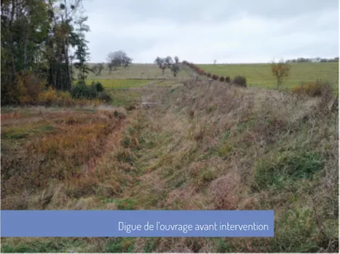 Digue Ouvrage Avant Intervention
