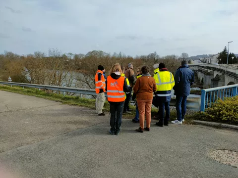 L'EPTB visite les ouvrages de protection contre les inondations