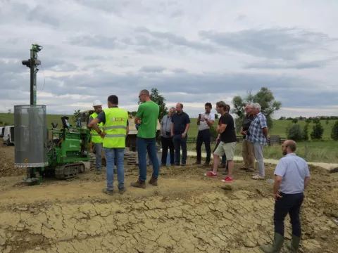 Visite de chantier à Barbonville
