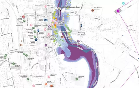 La réalisation de cartes des zones inondables potentielles