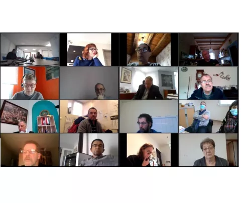 Visio du vote du budget