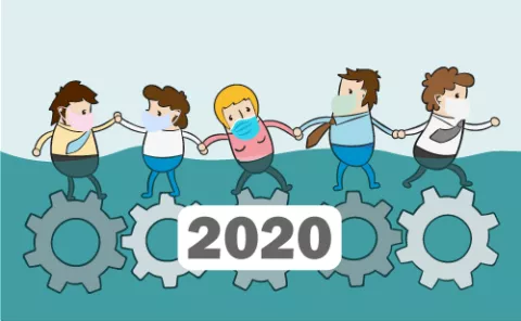 Visuel covid travail